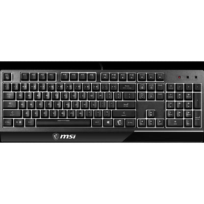 MSI Vigor GK30 White Combo Gaming Keyboard & Mouse | RGB Backlighting, Mechanical-Like Switches, Water-Resistant Design