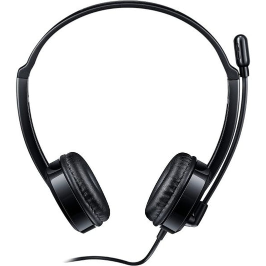 Rapoo H120 Wired Stereo USB Headset | Digital Audio, Noise-Reducing Mic, Lightweight, Plug & Play