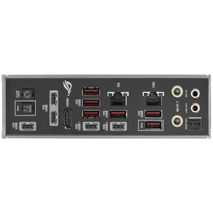 ASUS ROG CROSSHAIR X870E DARK HERO Motherboard | AMD X870E | AM5 | DDR5 256GB | PCIe 5.0 | 5x M.2 | 10GbE + 5GbE | Wi-Fi 7 | USB4 | 60W USB-C PD | ATX