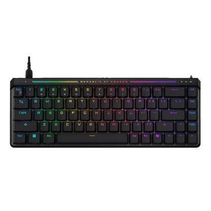 ASUS ROG Falchion Ace HFX | 65% Analog Gaming Keyboard | ROG HFX Magnetic Switches | Rapid Trigger | Speed Tap Mode | 8000 Hz Polling | Touch Panel | Dual USB-C