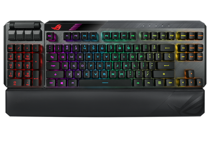 ASUS ROG Claymore II | Modular 80%/100% Gaming Keyboard | ROG RX Optical Switches | Wireless 2.4G | Detachable Numpad & Wrist Rest