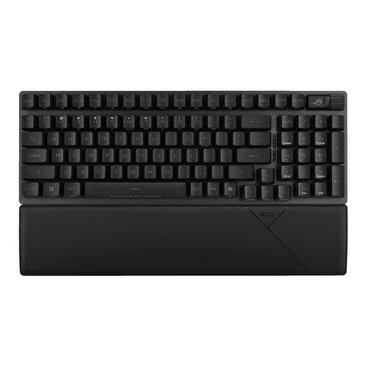 ASUS ROG Strix Scope II 96 RX Wireless Gaming Keyboard X902 | ROG RX Optical Switches | 96% Compact Layout | Tri-Mode Connection | 8000Hz Polling Rate | Sound Dampening Foam | Wrist Rest