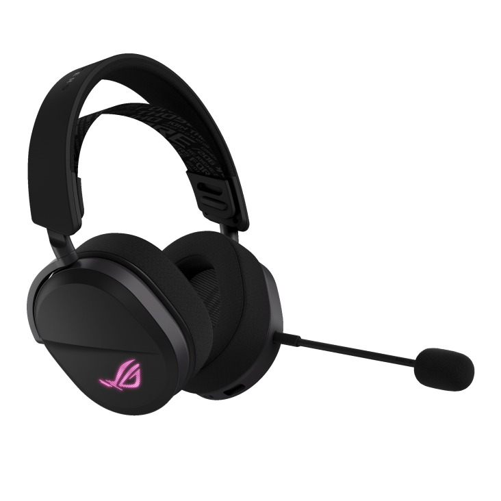 ASUS ROG Pelta | Tri-Mode RGB Gaming Headset | ROG SpeedNova Wireless | 50mm Titanium-Plated Drivers | 10mm Super-Wideband Boom Mic