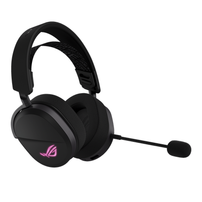 ASUS ROG Pelta | Tri-Mode RGB Gaming Headset | ROG SpeedNova Wireless | 50mm Titanium-Plated Drivers | 10mm Super-Wideband Boom Mic