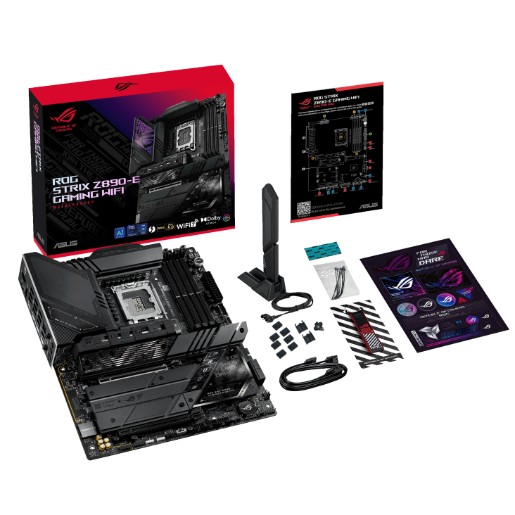 ASUS ROG STRIX Z890-E GAMING WIFI | High-Performance AI-Ready Gaming Motherboard