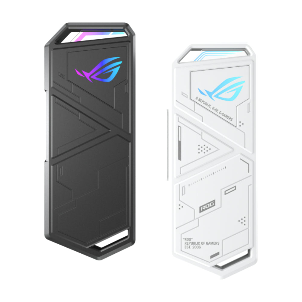 ASUS ROG Strix Arion ESD-S1C SSD Enclosure | USB-C™ 3.2 Gen 2, Aura Sync RGB, Aluminum Alloy Build, and Tool-Free Installation