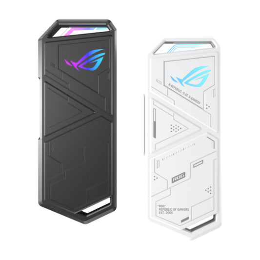 ASUS ROG Strix Arion ESD-S1C SSD Enclosure | USB-C™ 3.2 Gen 2, Aura Sync RGB, Aluminum Alloy Build, and Tool-Free Installation