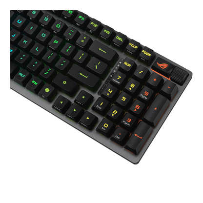 ASUS ROG Strix Scope II 96 RX Wireless Gaming Keyboard X902 | ROG RX Optical Switches | 96% Compact Layout | Tri-Mode Connection | 8000Hz Polling Rate | Sound Dampening Foam | Wrist Rest