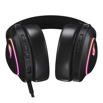 ASUS ROG Delta II Gaming Headset | Tri-Mode Wireless | ROG SpeedNova | 50mm Titanium-Plated Drivers | 10mm Super-Wideband Mic | DualFlow Audio | 110-Hour Battery | Aura Sync RGB