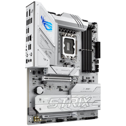 ASUS ROG STRIX B860-F GAMING WIFI | Intel® B860 ATX Motherboard | LGA 1851 | DDR5 Support | PCIe 5.0 | USB4 | Wi-Fi 7 | White-Themed Powerhouse