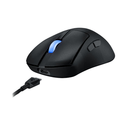 ASUS ROG Keris II Ace Wireless Gaming Mouse | 42,000 DPI AimPoint Pro Sensor | 54g Ultralight | 8,000 Hz Polling | Tri-Mode Connectivity | SpeedNova Wireless | Track-on-Glass | NVIDIA Reflex Certified