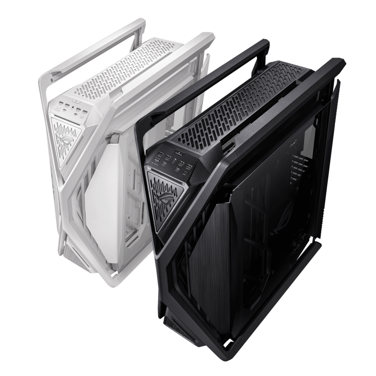 ASUS ROG Hyperion GR701 | E-ATX Computer Case | 420mm Dual Radiator Support | BLACK - WHITE