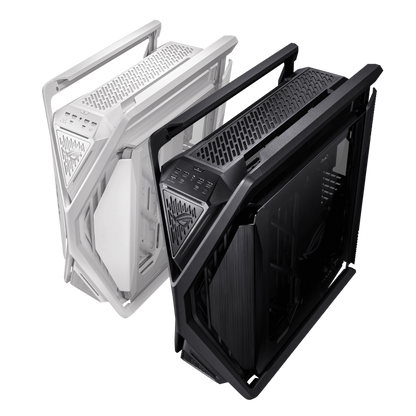 ASUS ROG Hyperion GR701 | E-ATX Computer Case | 420mm Dual Radiator Support | BLACK - WHITE