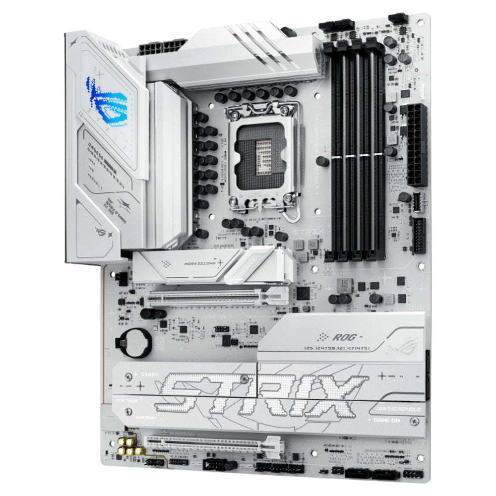 ASUS ROG STRIX B860-A GAMING WIFI | Intel® B860 ATX Motherboard | LGA 1851 | DDR5 Support | PCIe 5.0 | USB4 | Wi-Fi 7 | White-Themed Powerhouse