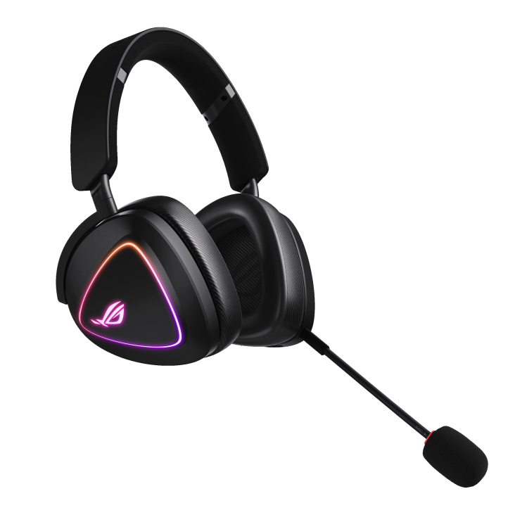 ASUS ROG Delta II Gaming Headset | Tri-Mode Wireless | ROG SpeedNova | 50mm Titanium-Plated Drivers | 10mm Super-Wideband Mic | DualFlow Audio | 110-Hour Battery | Aura Sync RGB