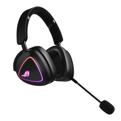 ASUS ROG Delta II Gaming Headset | Tri-Mode Wireless | ROG SpeedNova | 50mm Titanium-Plated Drivers | 10mm Super-Wideband Mic | DualFlow Audio | 110-Hour Battery | Aura Sync RGB