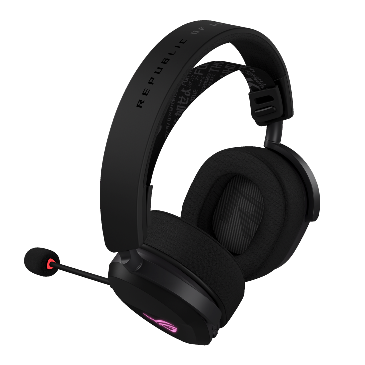 ASUS ROG Pelta | Tri-Mode RGB Gaming Headset | ROG SpeedNova Wireless | 50mm Titanium-Plated Drivers | 10mm Super-Wideband Boom Mic