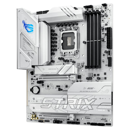 ASUS ROG STRIX B860-F GAMING WIFI | Intel® B860 ATX Motherboard | LGA 1851 | DDR5 Support | PCIe 5.0 | USB4 | Wi-Fi 7 | White-Themed Powerhouse
