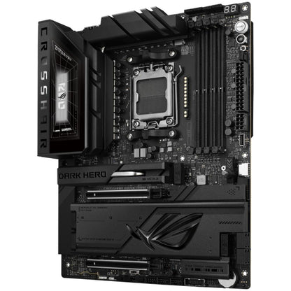 ASUS ROG CROSSHAIR X870E DARK HERO Motherboard | AMD X870E | AM5 | DDR5 256GB | PCIe 5.0 | 5x M.2 | 10GbE + 5GbE | Wi-Fi 7 | USB4 | 60W USB-C PD | ATX