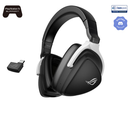 ASUS ROG Delta S Wireless Gaming Headset | 2.4GHz & Bluetooth Connectivity, AI Noise-Canceling Mic, Virtual 7.1 Surround Sound, and Foldable Design