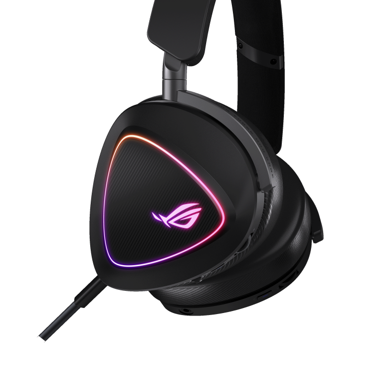 ASUS ROG Delta II Gaming Headset | Tri-Mode Wireless | ROG SpeedNova | 50mm Titanium-Plated Drivers | 10mm Super-Wideband Mic | DualFlow Audio | 110-Hour Battery | Aura Sync RGB