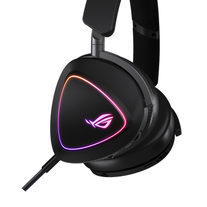 ASUS ROG Delta II Gaming Headset | Tri-Mode Wireless | ROG SpeedNova | 50mm Titanium-Plated Drivers | 10mm Super-Wideband Mic | DualFlow Audio | 110-Hour Battery | Aura Sync RGB