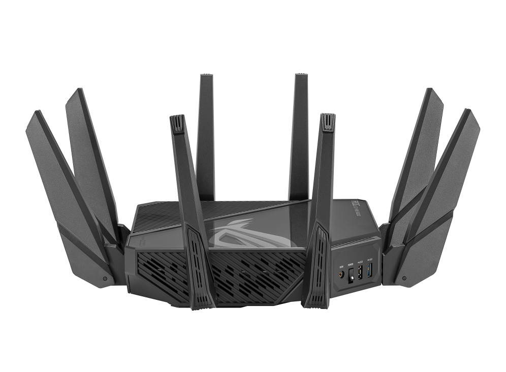 ASUS ROG Rapture GT-AXE16000 | quad-band WiFi 6E (802.11ax) gaming router | (16000 Mbps)