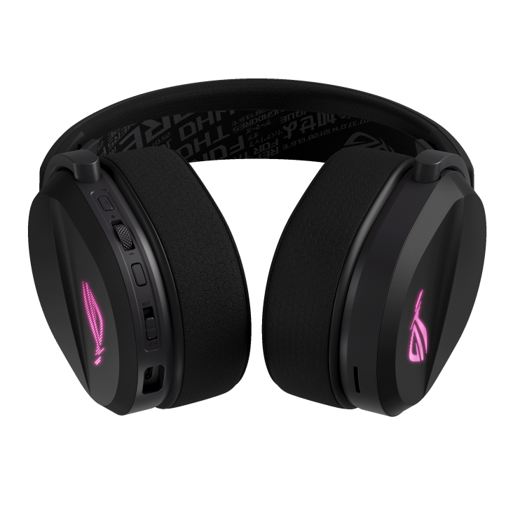 ASUS ROG Pelta | Tri-Mode RGB Gaming Headset | ROG SpeedNova Wireless | 50mm Titanium-Plated Drivers | 10mm Super-Wideband Boom Mic