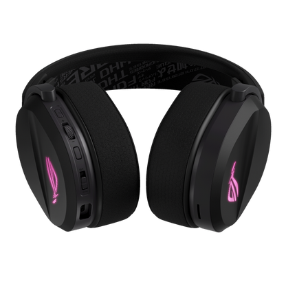 ASUS ROG Pelta | Tri-Mode RGB Gaming Headset | ROG SpeedNova Wireless | 50mm Titanium-Plated Drivers | 10mm Super-Wideband Boom Mic