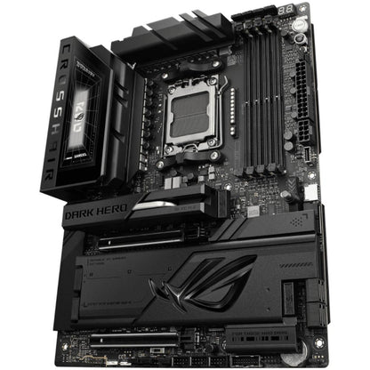 ASUS ROG CROSSHAIR X870E DARK HERO Motherboard | AMD X870E | AM5 | DDR5 256GB | PCIe 5.0 | 5x M.2 | 10GbE + 5GbE | Wi-Fi 7 | USB4 | 60W USB-C PD | ATX
