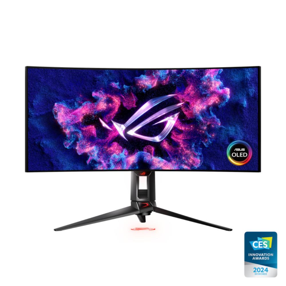 ASUS ROG Swift OLED PG34WCDM | 34" UWQHD Curved OLED Gaming Monitor | 240Hz, 0.03ms, G-SYNC, Smart KVM, USB-C PD 90W