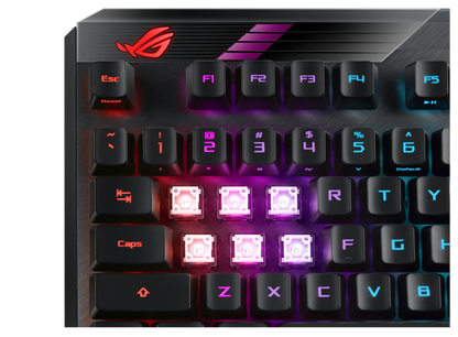 ASUS ROG Claymore II | Modular 80%/100% Gaming Keyboard | ROG RX Optical Switches | Wireless 2.4G | Detachable Numpad & Wrist Rest