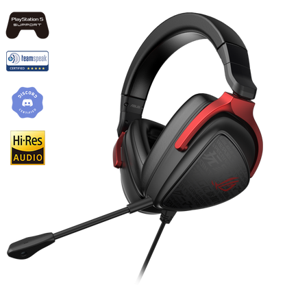 ASUS ROG Delta S Core Gaming Headset | 50mm ASUS Essence Drivers | Virtual 7.1 Surround | Discord-Certified Mic | 3.5mm Wired | Multi-Platform Compatible | 270g Lightweight Design