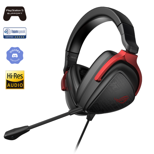 ASUS ROG Delta S Core Gaming Headset | 50mm ASUS Essence Drivers | Virtual 7.1 Surround | Discord-Certified Mic | 3.5mm Wired | Multi-Platform Compatible | 270g Lightweight Design