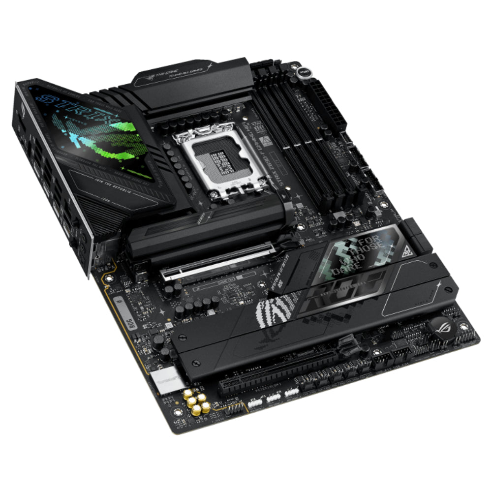 ASUS ROG STRIX Z890-F GAMING WIFI | ATX Motherboard with Intel® Z890 Chipset, PCIe 5.0, Thunderbolt™ 4, Wi-Fi 7, NPU Boosting, and Polymo RGB Lighting