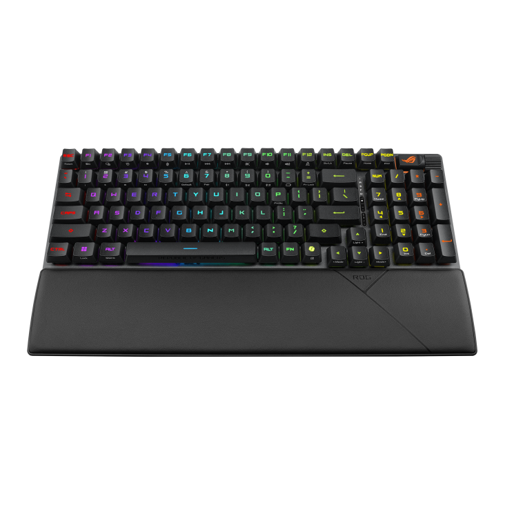 ASUS ROG Strix Scope II 96 RX Wireless Gaming Keyboard X902 | ROG RX Optical Switches | 96% Compact Layout | Tri-Mode Connection | 8000Hz Polling Rate | Sound Dampening Foam | Wrist Rest