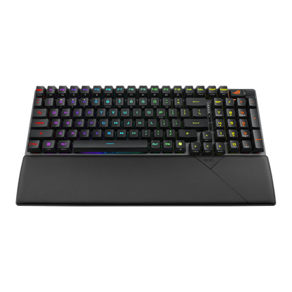 ASUS ROG Strix Scope II 96 RX Wireless Gaming Keyboard X902 | ROG RX Optical Switches | 96% Compact Layout | Tri-Mode Connection | 8000Hz Polling Rate | Sound Dampening Foam | Wrist Rest