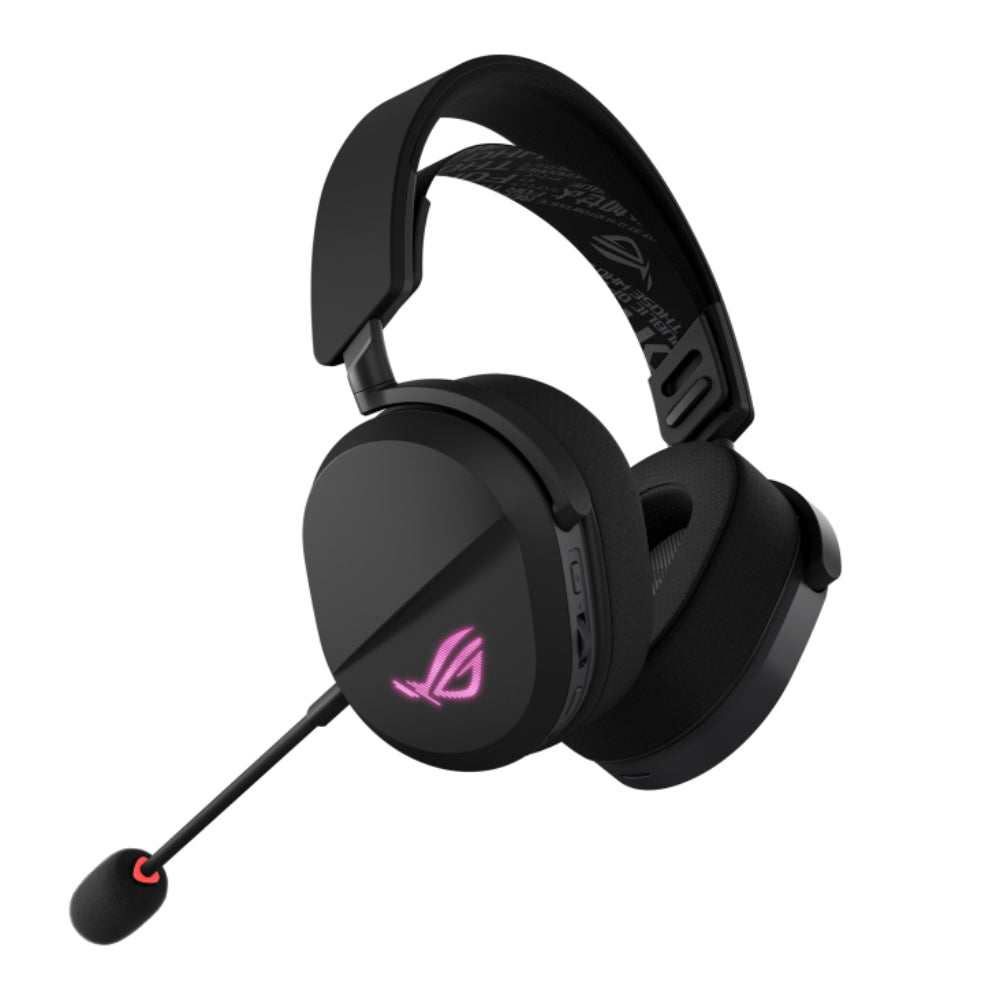 ASUS ROG Pelta | Tri-Mode RGB Gaming Headset | ROG SpeedNova Wireless | 50mm Titanium-Plated Drivers | 10mm Super-Wideband Boom Mic