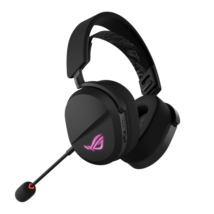 ASUS ROG Pelta | Tri-Mode RGB Gaming Headset | ROG SpeedNova Wireless | 50mm Titanium-Plated Drivers | 10mm Super-Wideband Boom Mic