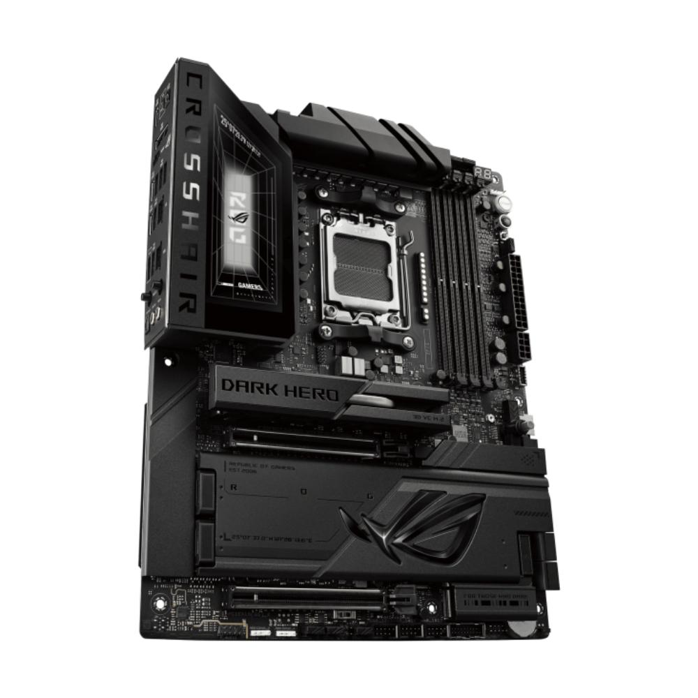 ASUS ROG CROSSHAIR X870E DARK HERO Motherboard | AMD X870E | AM5 | DDR5 256GB | PCIe 5.0 | 5x M.2 | 10GbE + 5GbE | Wi-Fi 7 | USB4 | 60W USB-C PD | ATX
