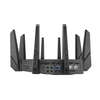 ASUS ROG Rapture GT-AXE16000 | quad-band WiFi 6E (802.11ax) gaming router | (16000 Mbps)