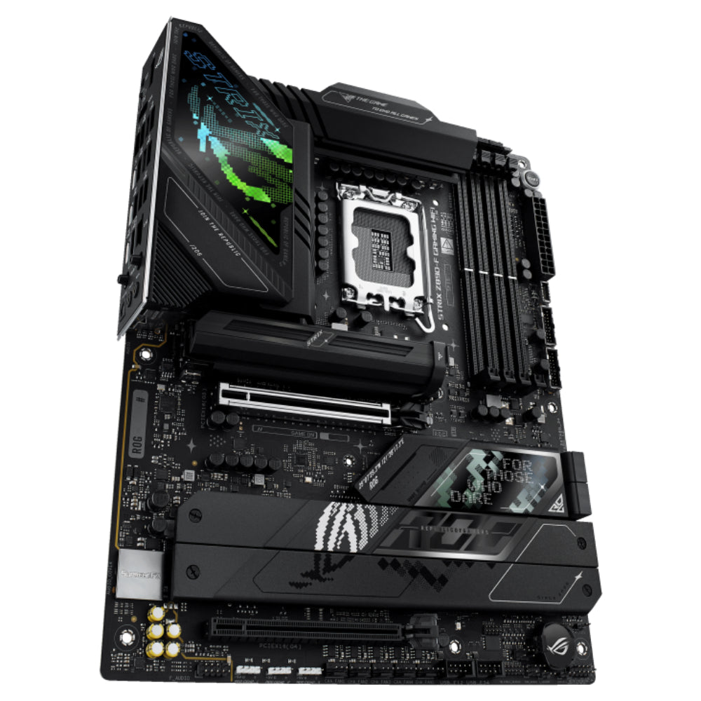 ASUS ROG STRIX Z890-F GAMING WIFI | ATX Motherboard with Intel® Z890 Chipset, PCIe 5.0, Thunderbolt™ 4, Wi-Fi 7, NPU Boosting, and Polymo RGB Lighting