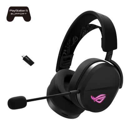 ASUS ROG Pelta | Tri-Mode RGB Gaming Headset | ROG SpeedNova Wireless | 50mm Titanium-Plated Drivers | 10mm Super-Wideband Boom Mic