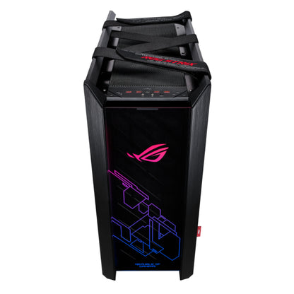 ROG GX601 Strix Helios Premium RGB Mid-Tower Case | Black & White | Tempered Glass, Vertical GPU Support, and 420mm Radiator Compatibility