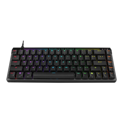 ASUS ROG Falchion Ace HFX | 65% Analog Gaming Keyboard | ROG HFX Magnetic Switches | Rapid Trigger | Speed Tap Mode | 8000 Hz Polling | Touch Panel | Dual USB-C