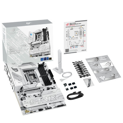 ASUS ROG STRIX B860-A GAMING WIFI | Intel® B860 ATX Motherboard | LGA 1851 | DDR5 Support | PCIe 5.0 | USB4 | Wi-Fi 7 | White-Themed Powerhouse