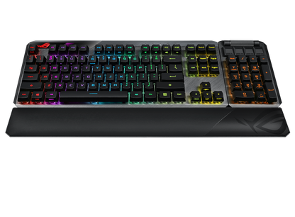 ASUS ROG Claymore II | Modular 80%/100% Gaming Keyboard | ROG RX Optical Switches | Wireless 2.4G | Detachable Numpad & Wrist Rest