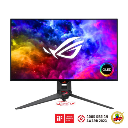 ASUS ROG Swift OLED PG27AQDM | 26.5" QHD OLED Gaming Monitor | 240Hz | 0.03ms Response | HDR10 | G-SYNC Compatible | Adaptive-Sync | Anti-Glare | Ergonomic Design