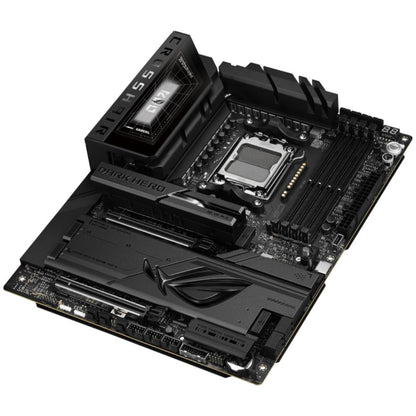 ASUS ROG CROSSHAIR X870E DARK HERO Motherboard | AMD X870E | AM5 | DDR5 256GB | PCIe 5.0 | 5x M.2 | 10GbE + 5GbE | Wi-Fi 7 | USB4 | 60W USB-C PD | ATX