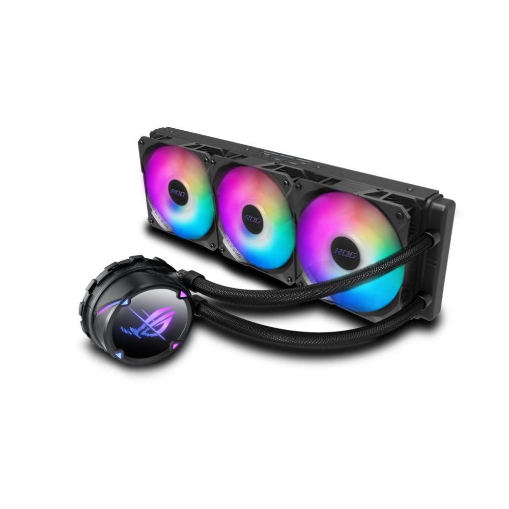 ASUS ROG Strix LC II 360 ARGB | All-in-One Liquid CPU Cooler | Aura Sync RGB | Asetek 7th Gen Pump | ARGB Radiator Fans | 360mm Radiator | Intel & AMD Compatible
